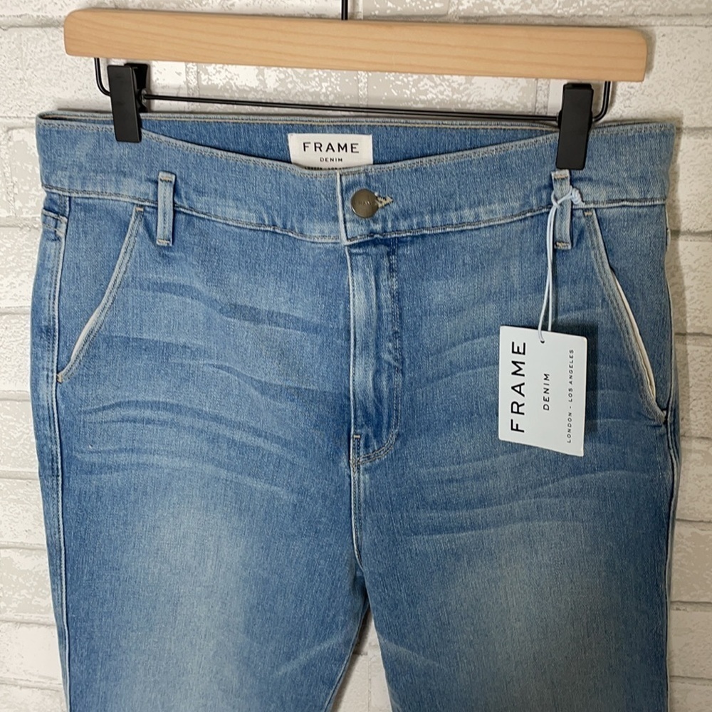NWT Frame Le Slender Straight Leg Jeans In Ashton - Picture 6 of 15